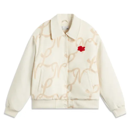 Li Ning Sports Life Collection Puffer Jacket Women's White
