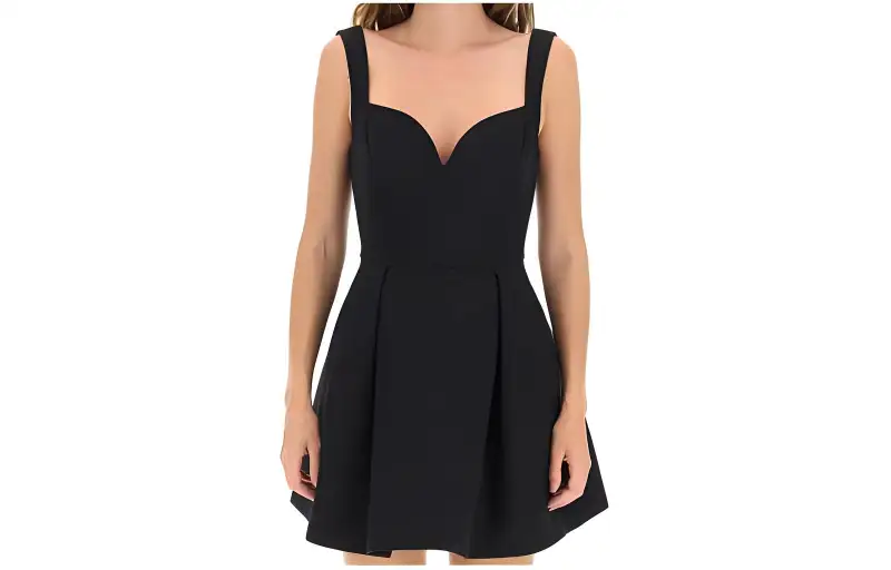 DIOR SS23 Slip Dress Women's Black