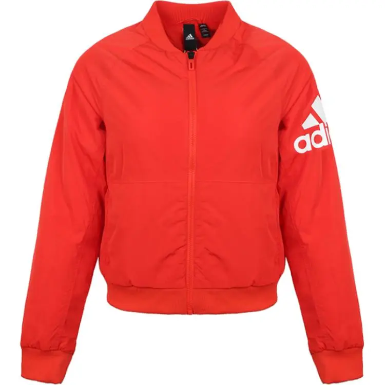 Adidas Puffer Jacket Women's Red