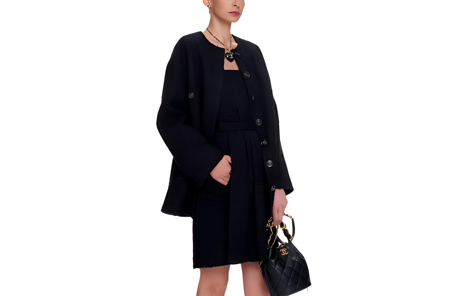 Женское платье Chanel (черное)