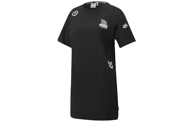 PUMA Short Sleeved Dress Women's Black