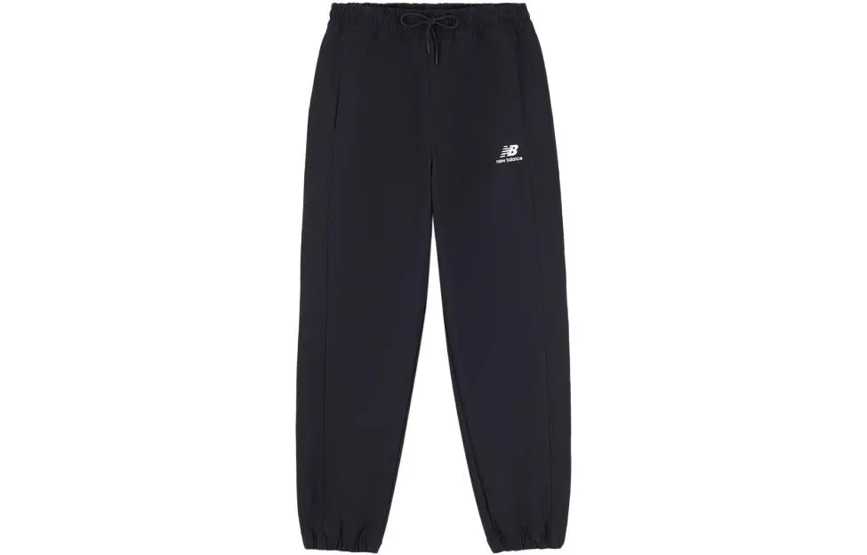 New Balance Knitted Sweatpants Women's Black Moderate Cuffed Pants