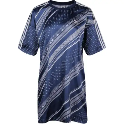 Adidas Originals TREFOIL DRESS Short Sleeved Dress Women's Blue