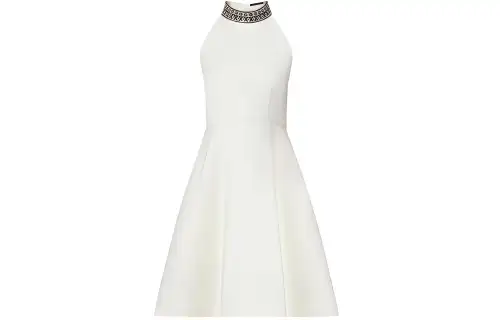 LOUIS VUITTON Sleeveless Dress Women's White