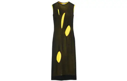 LOEWE Sleeveless Dresses Women's Black Crew Neck Moderate