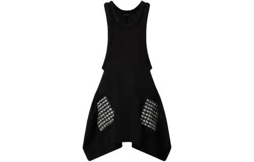 LOUIS VUITTON Sleeveless Dress Women's Black