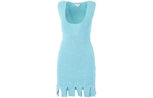 Bottega Veneta Sleeveless Dress Women's Blue