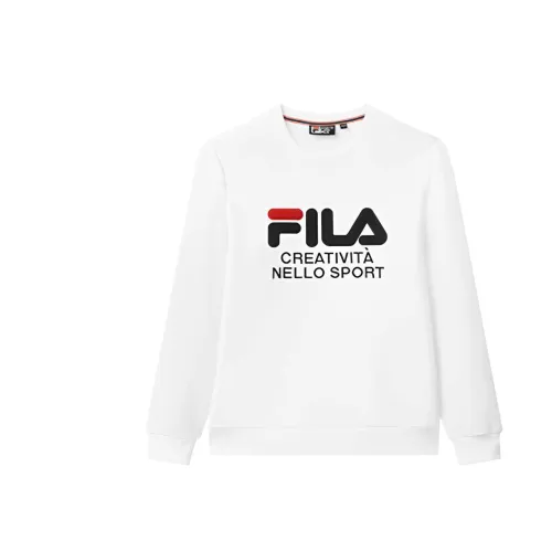 FILA Sweatshirt Men's Standard White