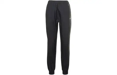 Reebok WORKOUT READY WOVEN JOGGERS Knitted Sweatpants Women's Black