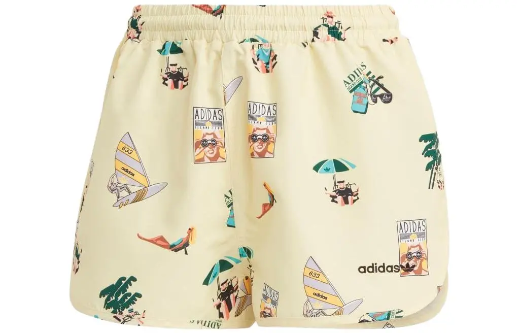 Adidas Originals Casual Shorts Women's Light Yellow