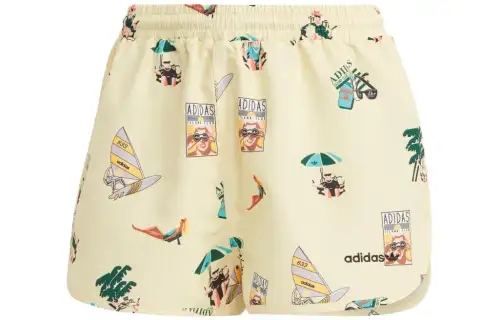 Adidas Originals Casual Shorts Women's Light Yellow