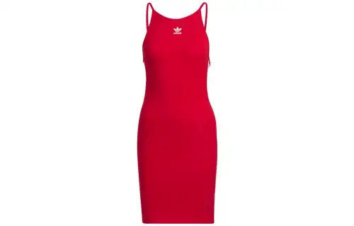 Adidas Originals SS23 Sleeveless Dress Women's Red