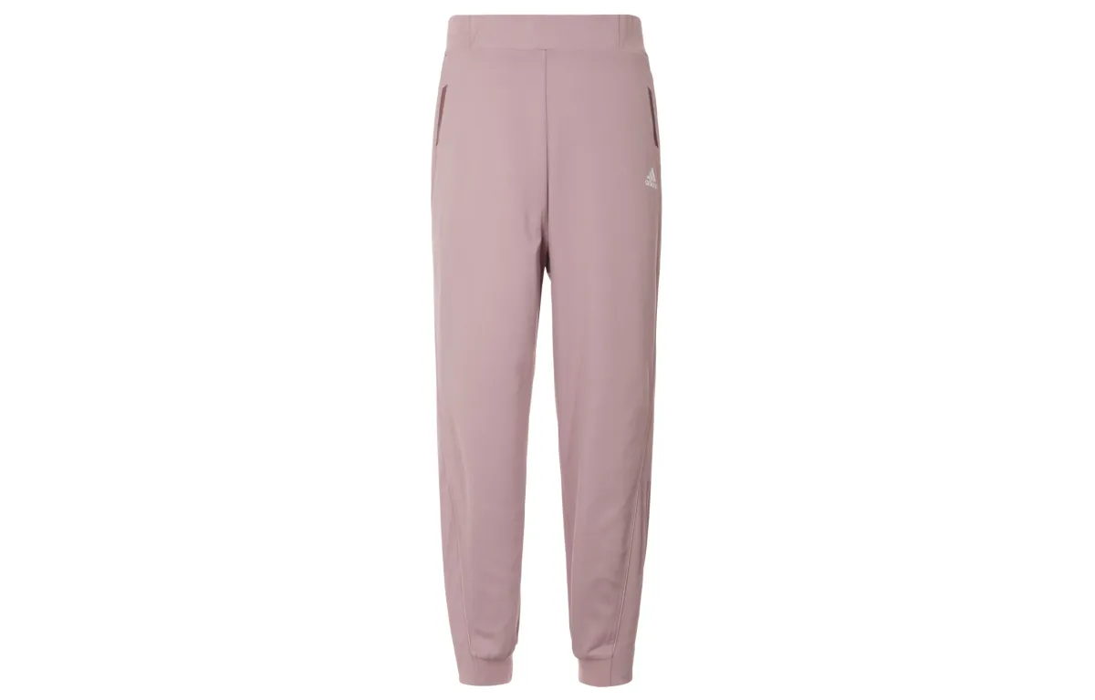 Adidas Knitted Sweatpants Women's Pink Purple