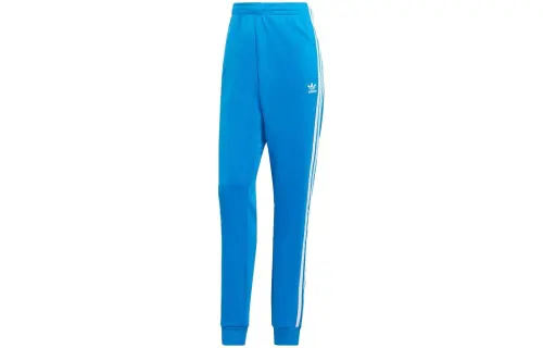 Adidas Originals Knitted Sweatpants Japan Version Women's Blue