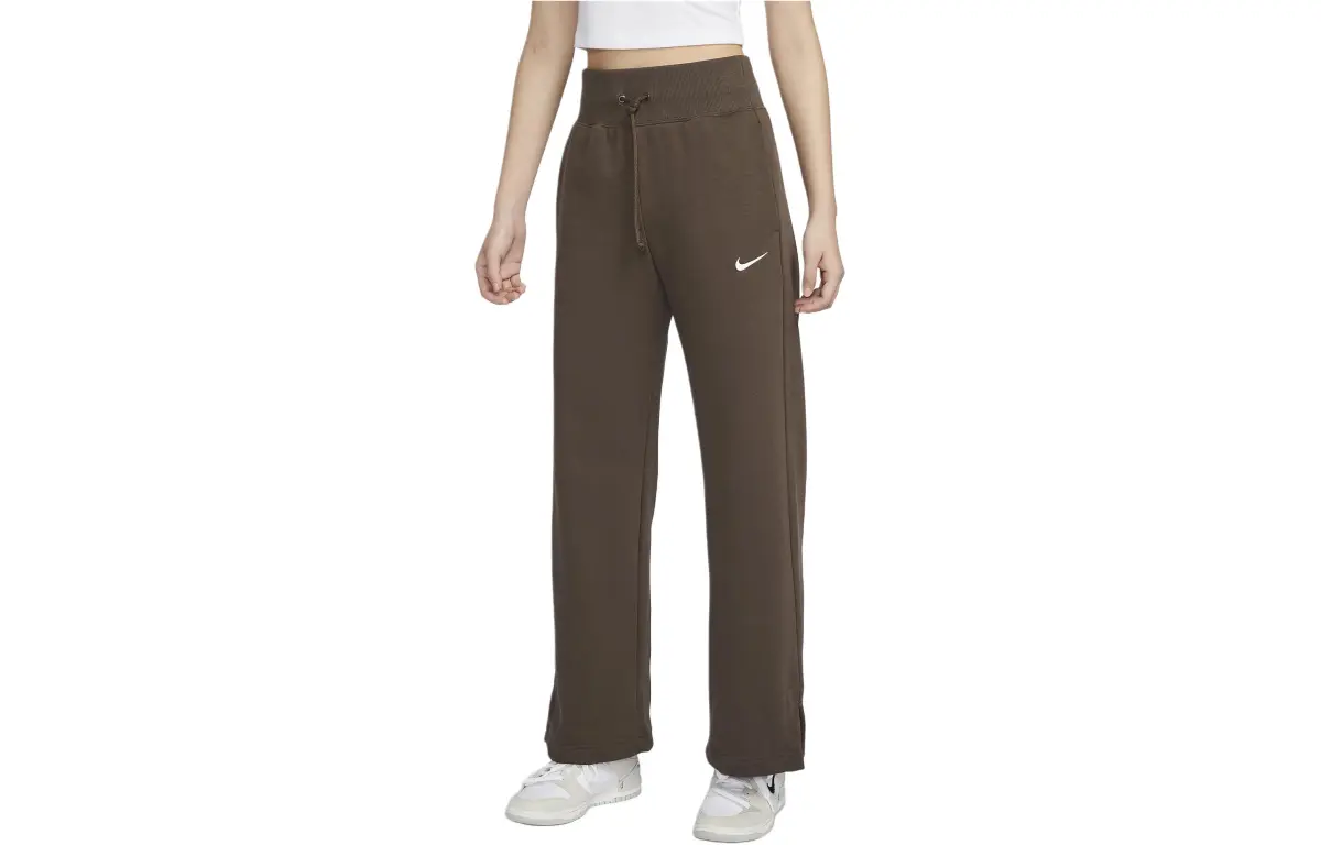 Nike Sportswear Phoenix Fleece Knitted Sweatpants Women's Brown