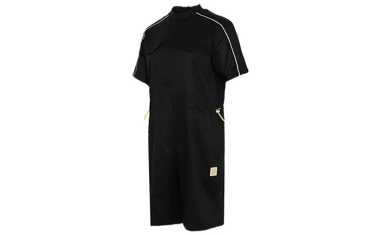 PUMA Jumpsuits Women's Black Moderate Cuffed Pants