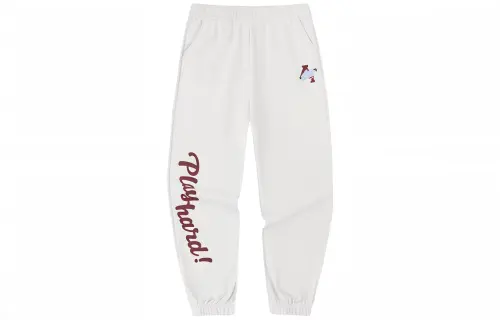 ANTA Life Collection Knitted Sweatpants Women's Euryale Stone White Moderate Cuffed Pants