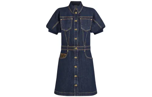 LOUIS VUITTON Dress Women's Blue