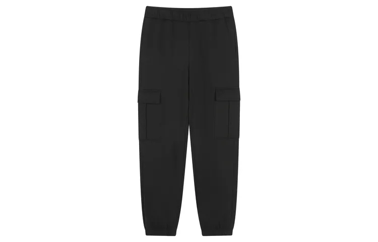 Champion FW24 Embroidery Small C Logo Fleece Lined Thick Cuffed Sweatpants Casual Pants Europe Version Women's
