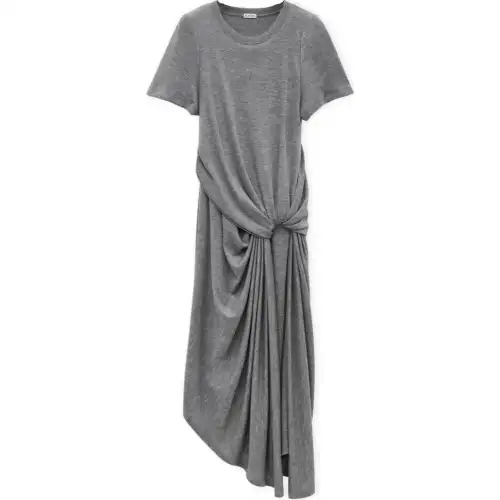 Loewe draped midi dress