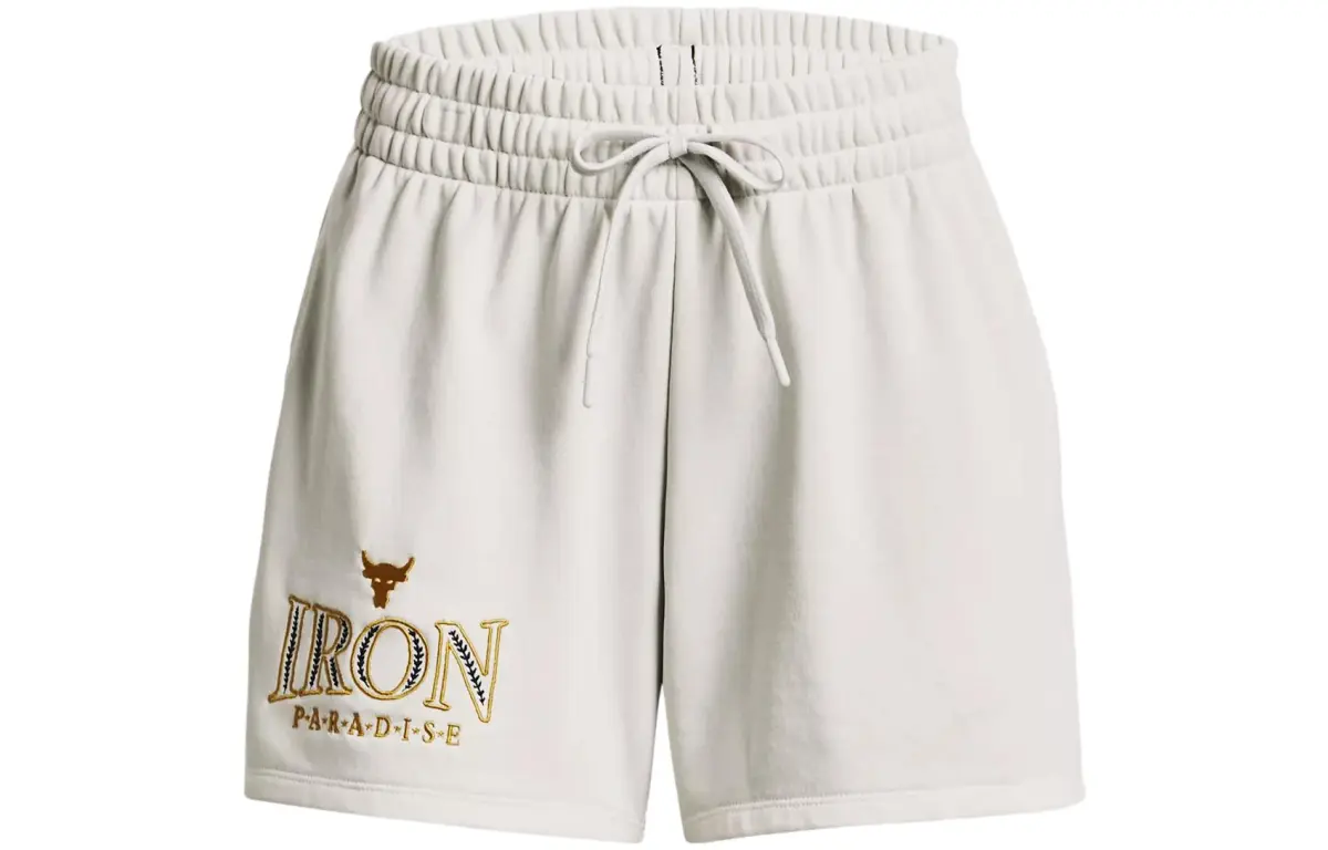 Under Armour Project Casual Shorts Women's Clay White Moderate