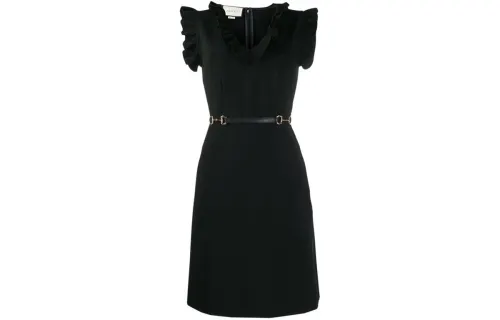 GUCCI Sleeveless Dress Women's Black