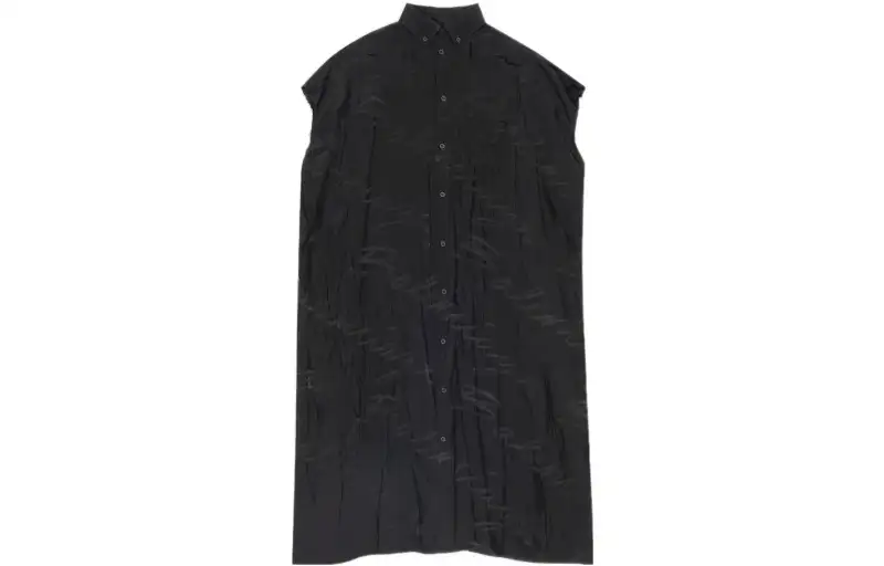 Balenciaga SS22 Sleeveless Dress Women's Black