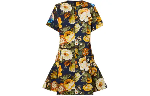 LOUIS VUITTON New Quarterly Products Of LV Short Sleeved Dresses Women's Multicolor Moderate Short