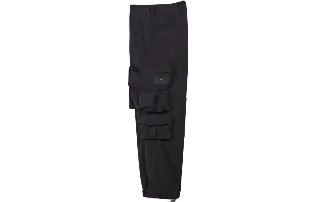 Adidas Cargo Pants Women's Black Moderate Wide Leg Pants