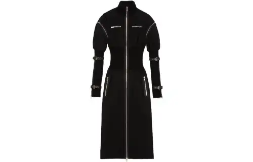 GUCCI FW22 Long Sleeved Dress Women's Black