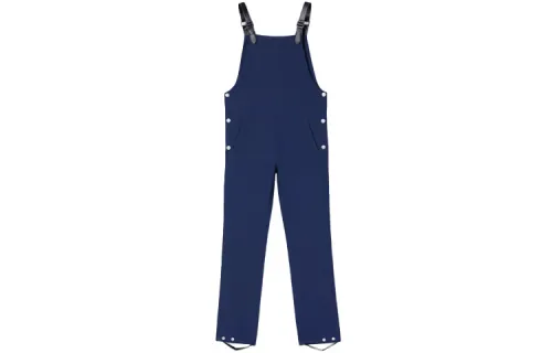 【RunwayPrevious Season】square-neck slim-cut dungarees