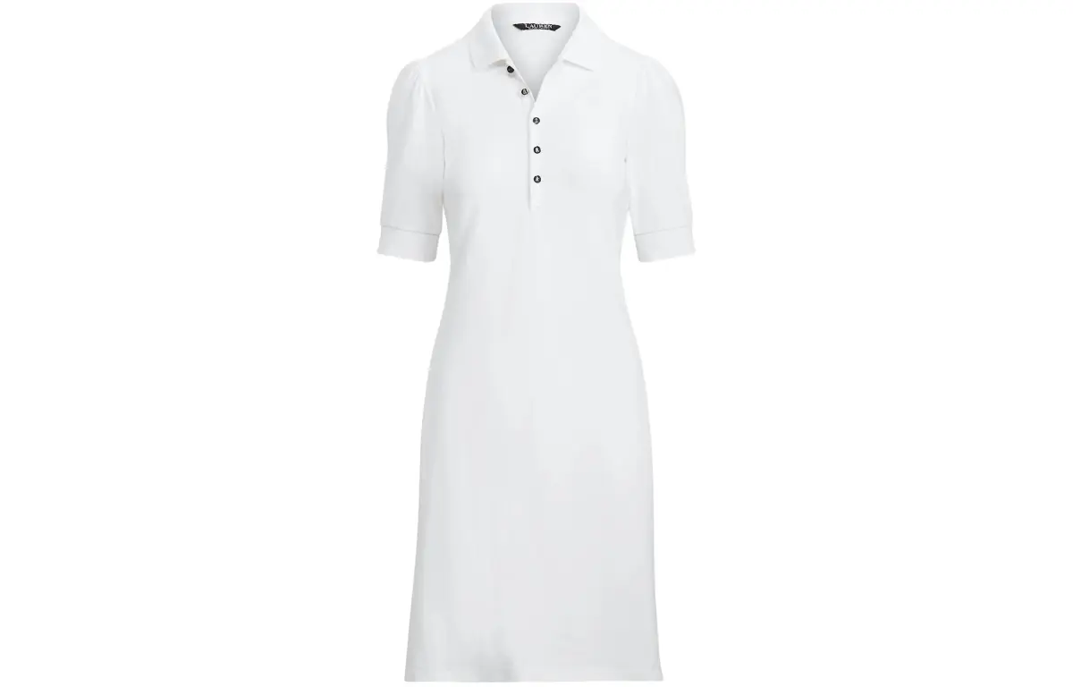 Polo Ralph Lauren Short Sleeved Dress Women's White