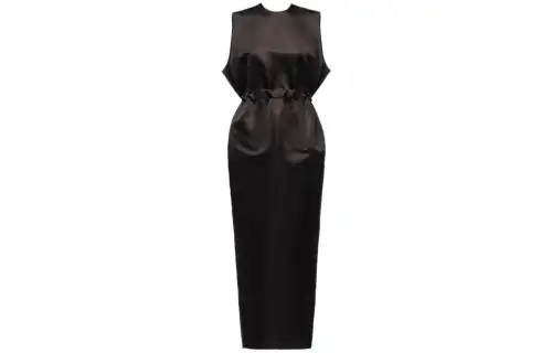 PRADA SS22 Sleeveless Dress Women's Cocoa Brown