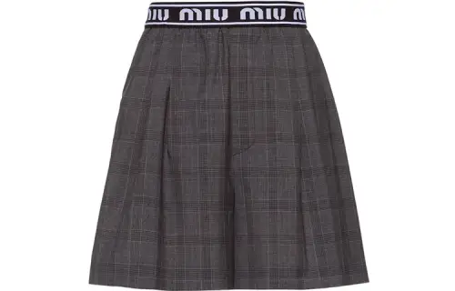 MIU MIU Casual Shorts Women's Slate Gray Moderate