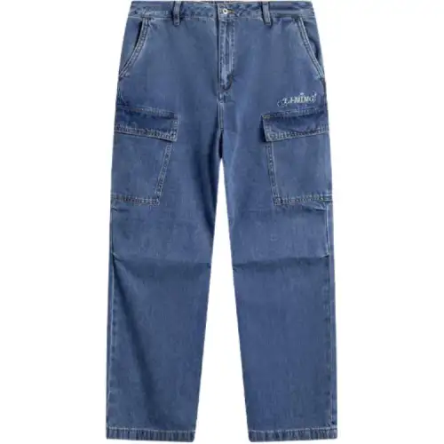 Li Ning Sports Lifestyle Collection Sports Trendy Collection Jeans Women's Light Blue