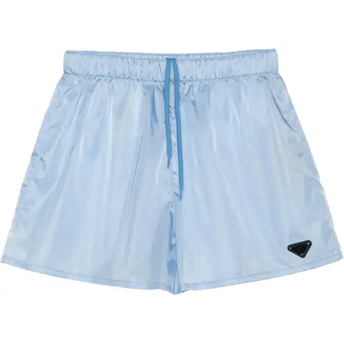 【Previous Season】Re-Nylon triangle-logo shorts