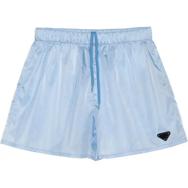 【Previous Season】Re-Nylon triangle-logo shorts