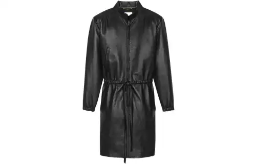 SAINT LAURENT SS22 Long Sleeved Dress Women's Black