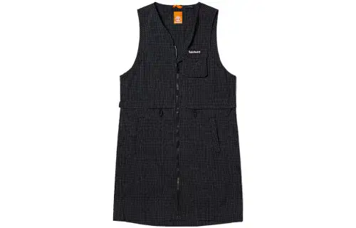 Timberland Sleeveless Dresses Women's Black/White V Neck