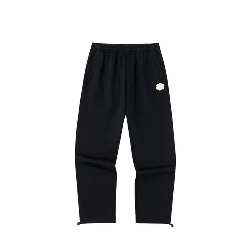 ANTA Life Collection Knitted Sweatpants Women's Black Thickened Straight Fit Pants