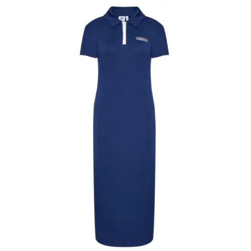 Adidas Originals Short Sleeved Dress Women's Marine Blue