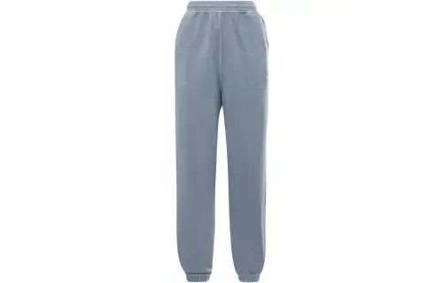 Reebok Knitted Sweatpants Women's Gray Moderate Cuffed Pants