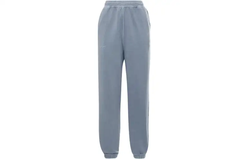 Reebok Knitted Sweatpants Women's Gray Moderate Cuffed Pants