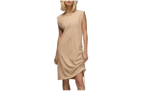 Jordan Sleeveless Dresses Women's Skin Crew Neck Moderate Mid Length