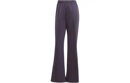Adidas Originals Essential Premium Essentials Flared Joggers Knitted Sweatpants Women's Purple