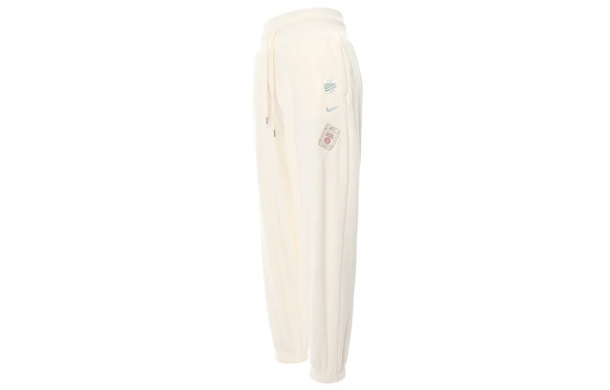 Nike x Naomi Osaka Knitted Sweatpants Women's Light Ivory White