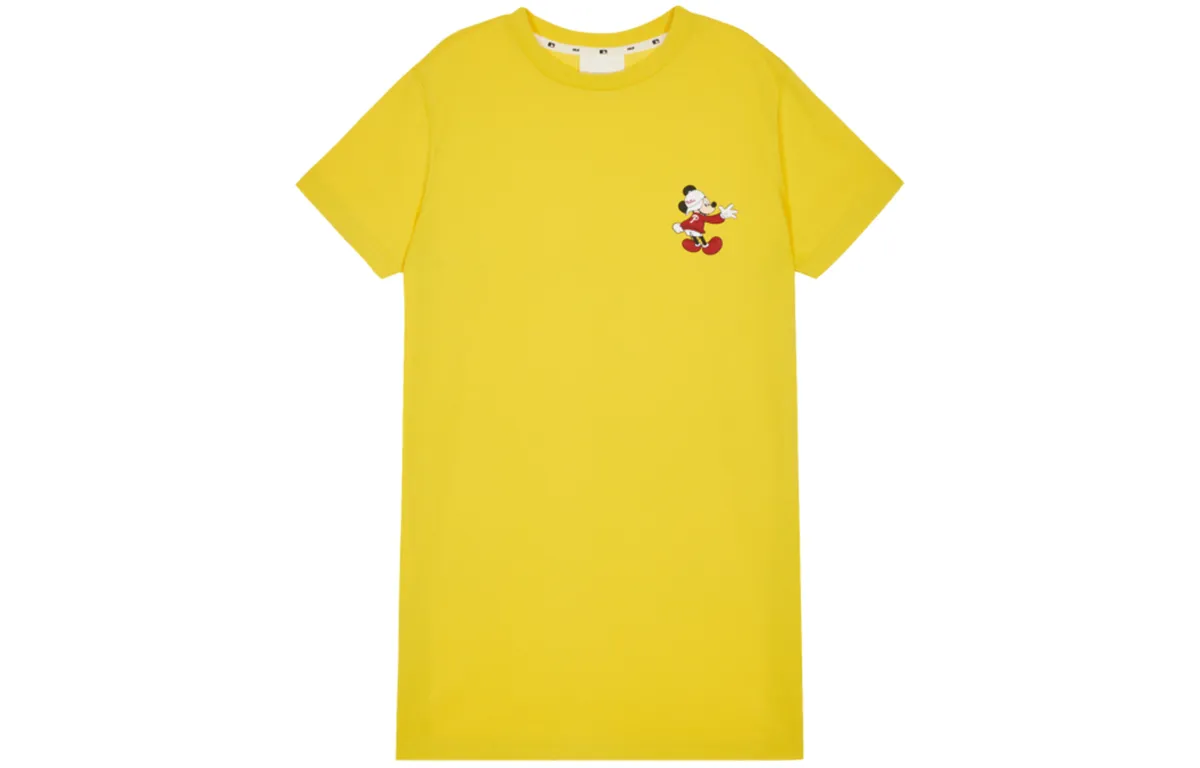 MLB x Disney Short Sleeved Dress Women's Yellow