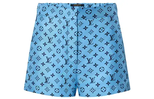LOUIS VUITTON FW22 Casual Shorts Women's Blue