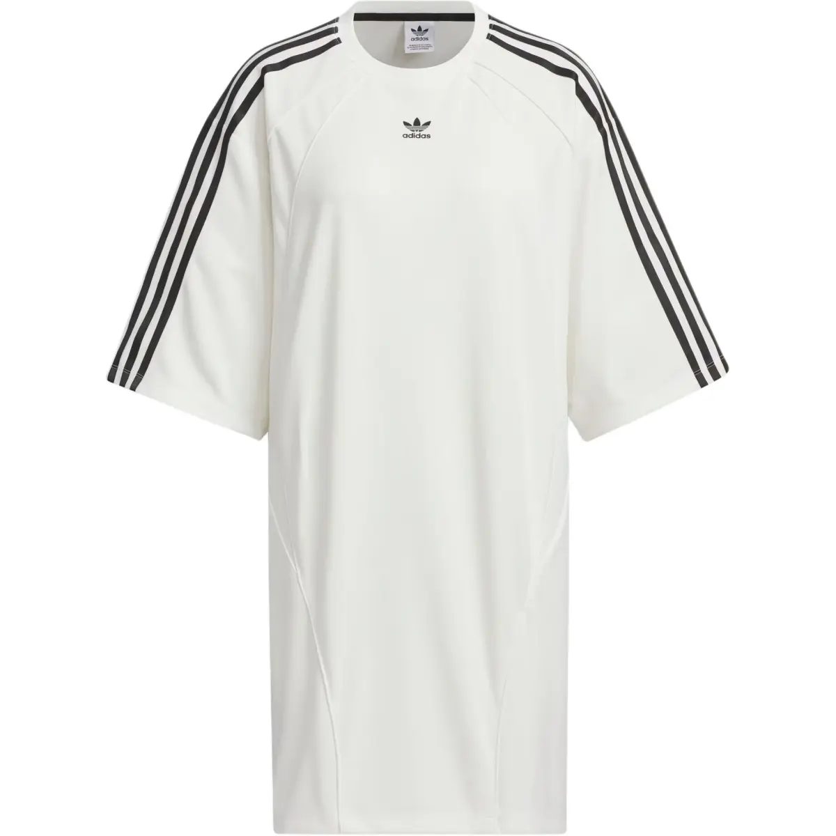 Adidas Originals Oversized TeeTEE DRESS Short Sleeved Dress Women's White
