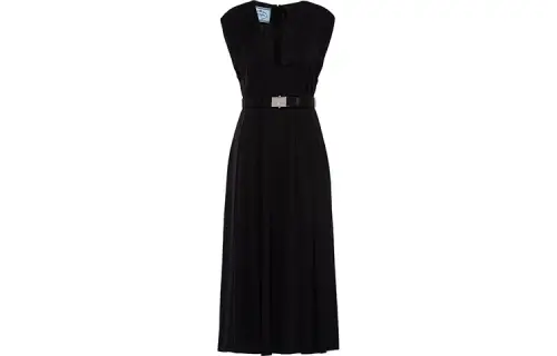PRADA SS21 Sleeveless Dress Women's Black